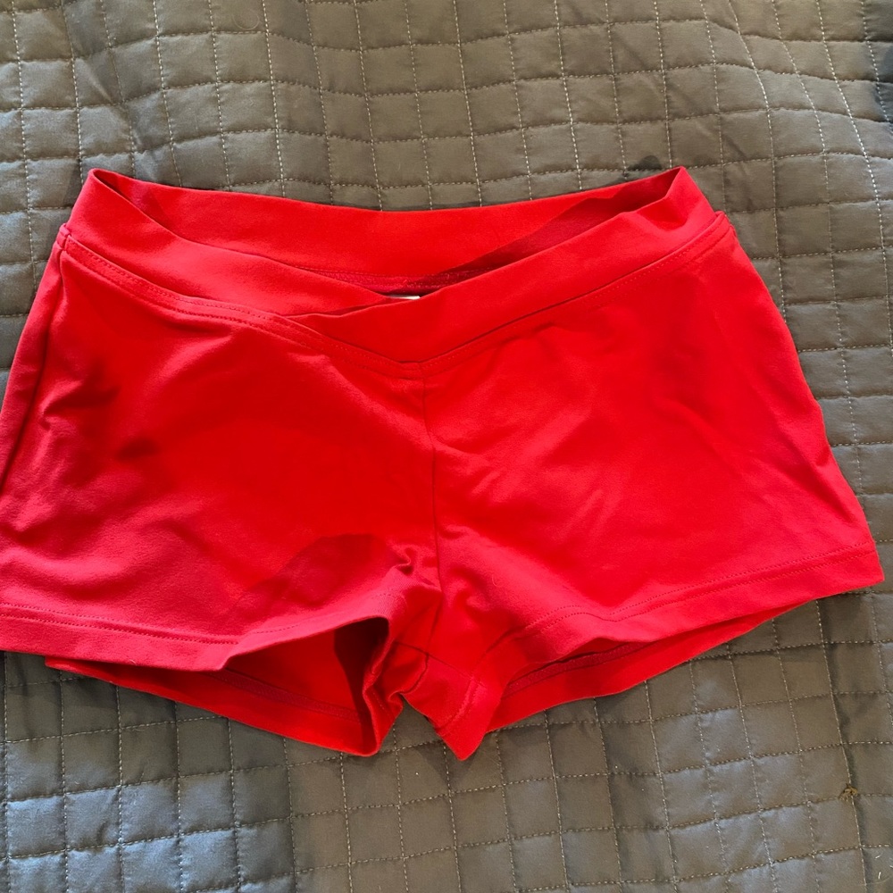 Bloch Dancer shorts, Red, only worn a couple times